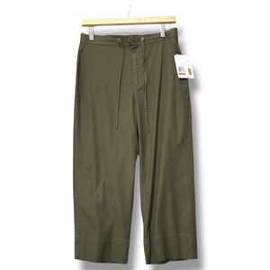 Liz Claiborne Tabitha Women's Cargo Pants Size 10P Olive Green Cropped Utility